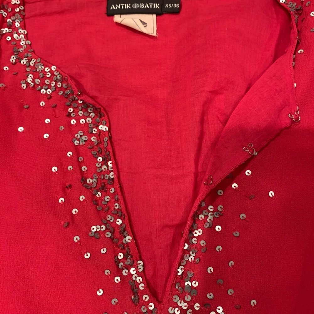 Antik Batik Long Drawstring Tunic - image 7